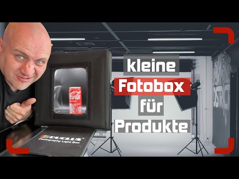 Kleine günstige FotoBox für Produkte Test