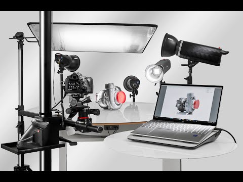 360 grad Produktfotos selbst erstellen - Automatisches Fotostudio - Drehteller - 360° STUDIO-Kit.